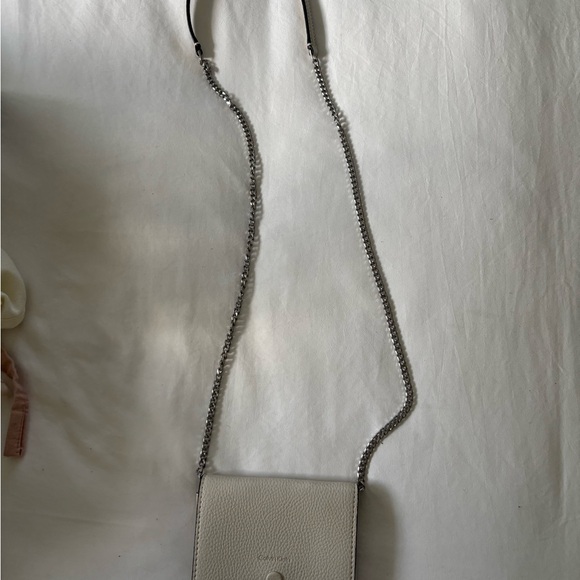 Calvin Klein Handbags - Calvin Klein Elegant White Leather Crossbody Bag